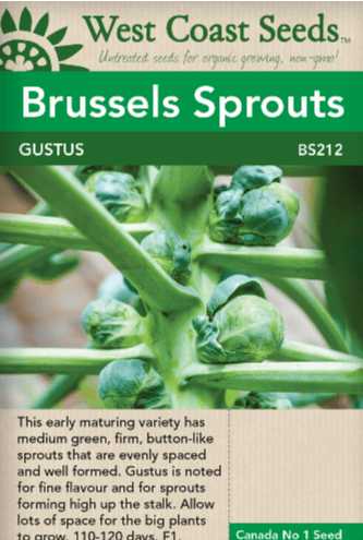 Brussels Sprouts Gustus - West Coast Seeds
