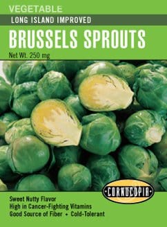Brussels Sprouts Long Island Improved - Cornucopia Seeds