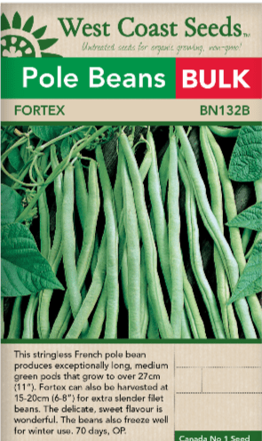 Beans Fortex Bulk - West Coast Seeds