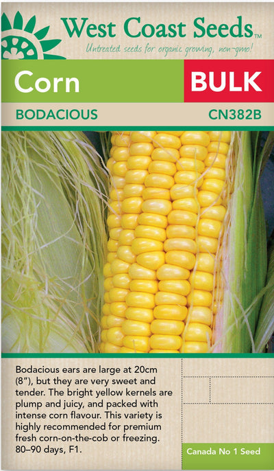 BULK Corn Bodacious - West Coast Seeds
