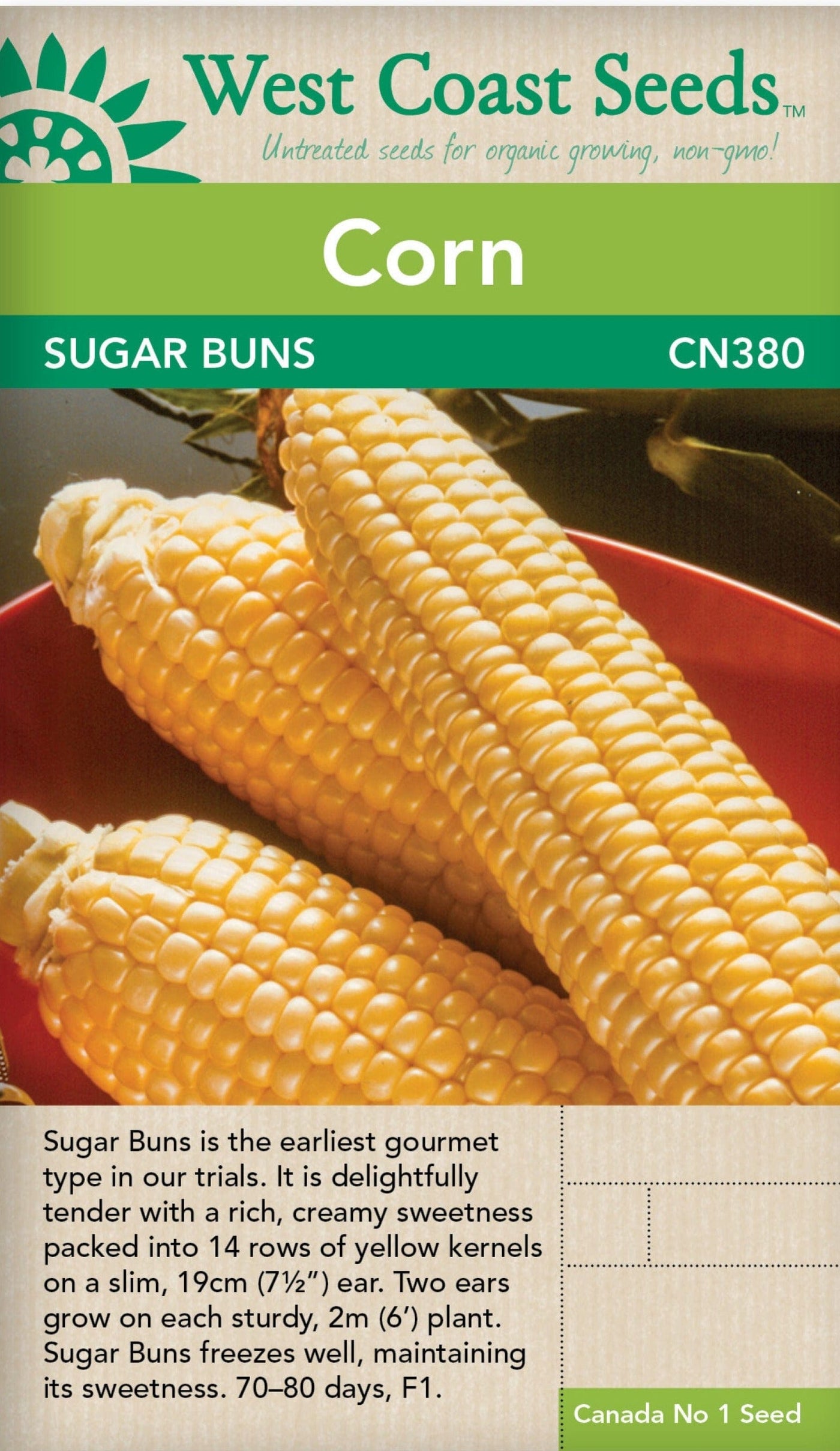 BULK Corn Sugar Buns - West Coast Seeds