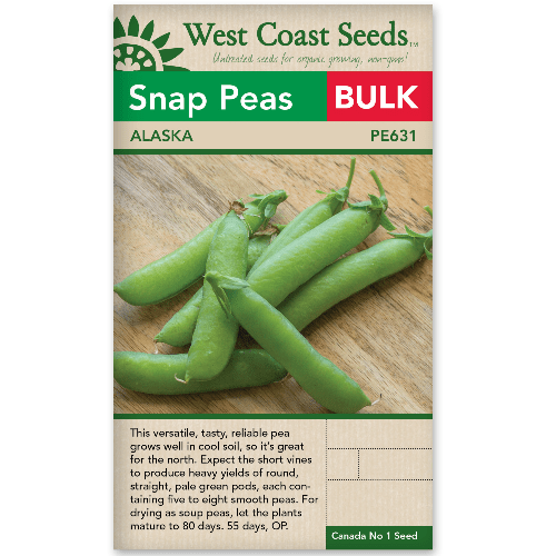 Peas Alaska BULK SIZE - West Coast Seeds