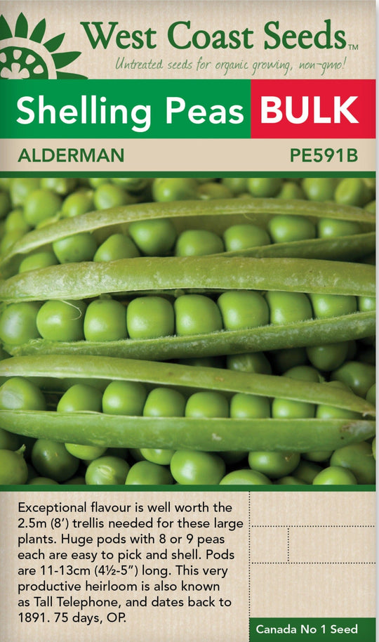 BULK Pea Alderman - West Coast Seeds