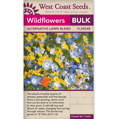 Wildflowers Alternative Lawn Bulk - West Coast Seeds