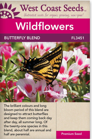 BULK Wildflowers Butterfly Blend - West Coast Seeds