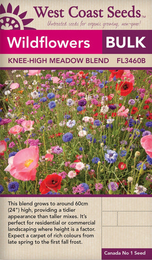 BULK Wildflowers Knee High Meadow - West Coast Seeds