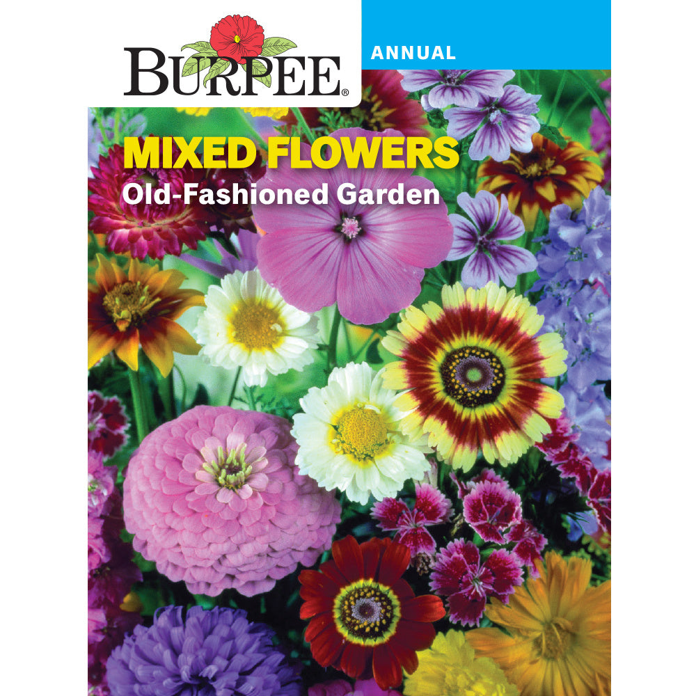 Mixed Flowers Old-Fashioned Garden - Burpee Seeds