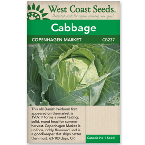 Cabbage Copenhagen Market - West Coast Seeds