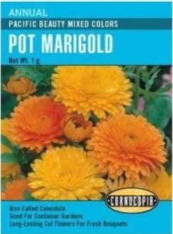 Marigold Pacific Beauty (Calendula) - Cornucopia Seeds