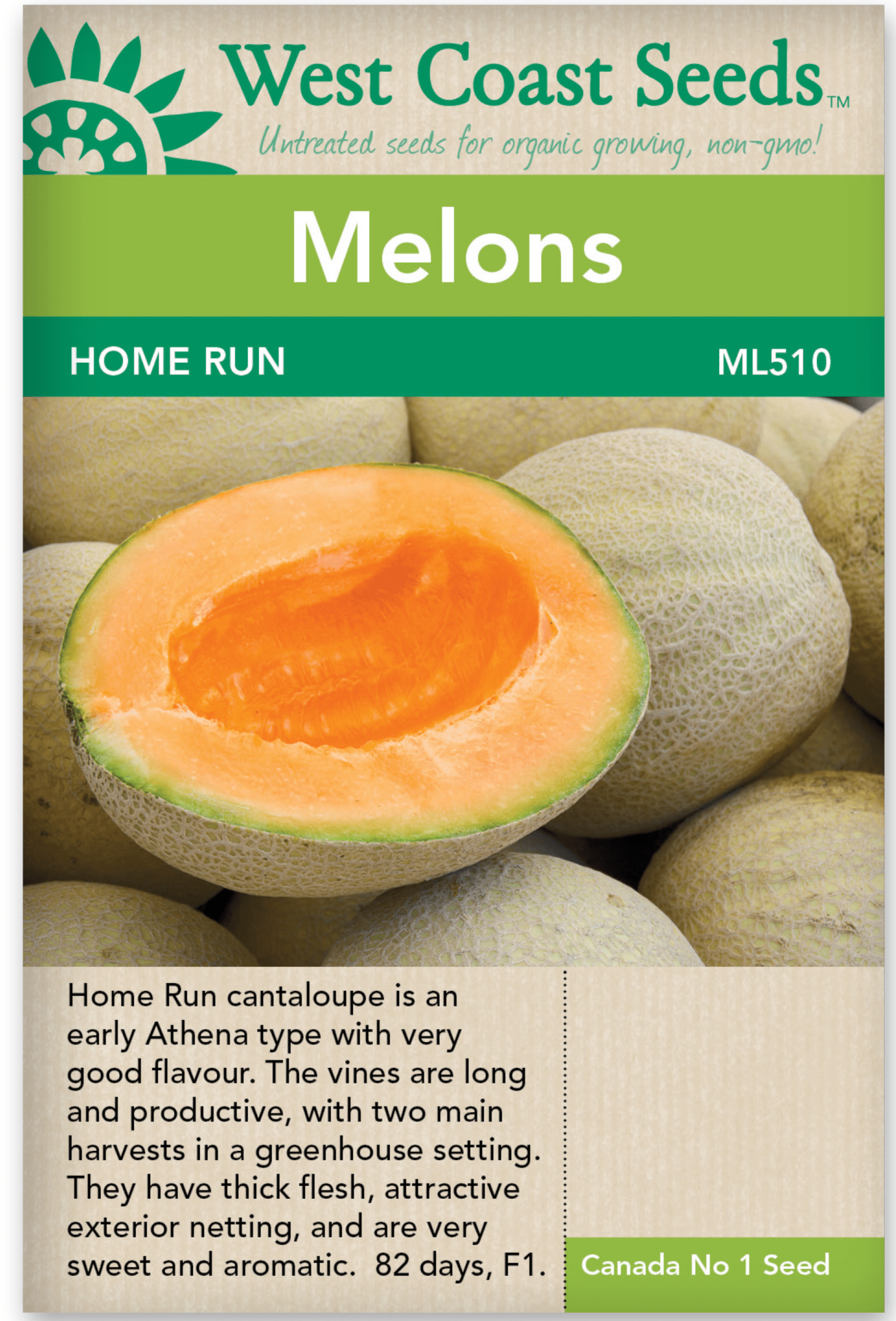 Cantaloupe Home Run - West Coast Seeds