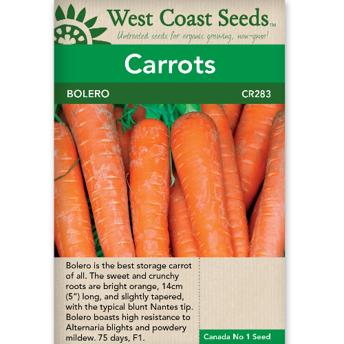 Carrots Bolero - West Coast Seeds