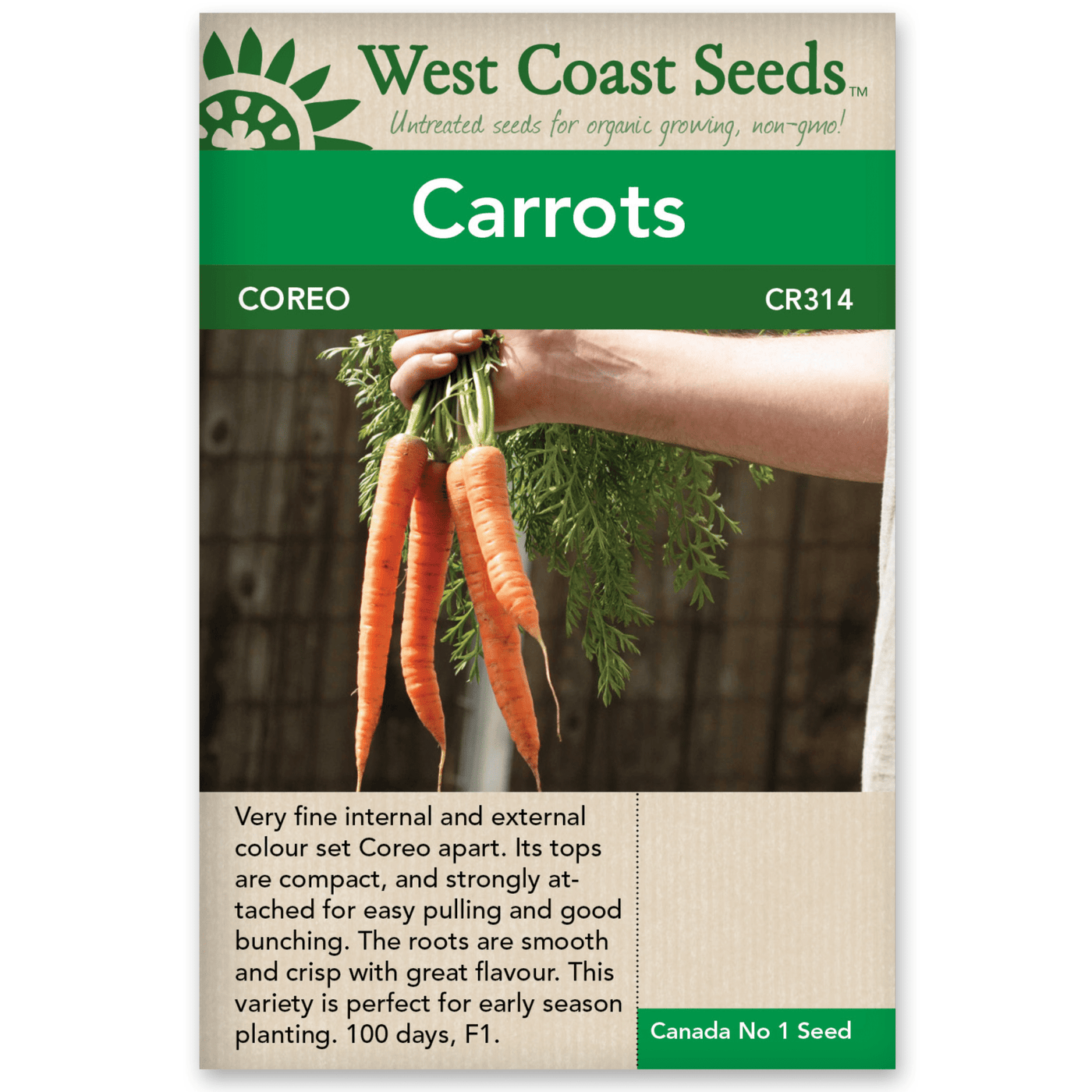Carrots Coreo - West Coast Seeds