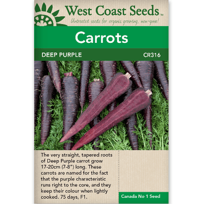 Carrots Deep Purple - West Coast Seeds