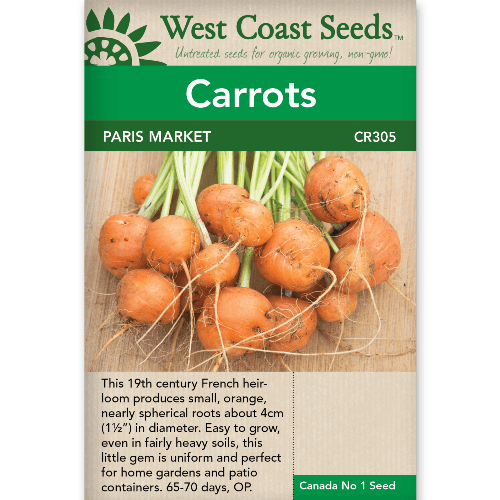 Carrots Paris Market - West Coast Seeds