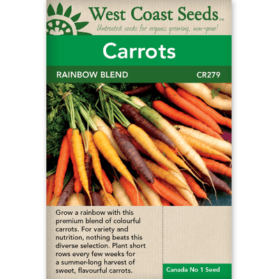 Carrots Rainbow Blend - West Coast Seeds