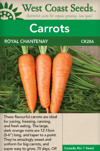 Carrots Royal Chantenay - West Coast Seeds