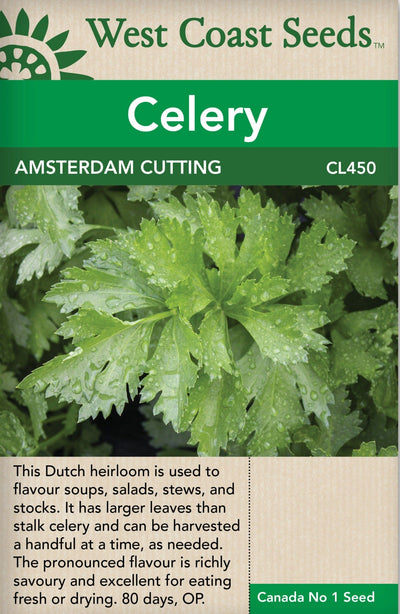 Celery Amsterdam Cutting - West Coast Seeds