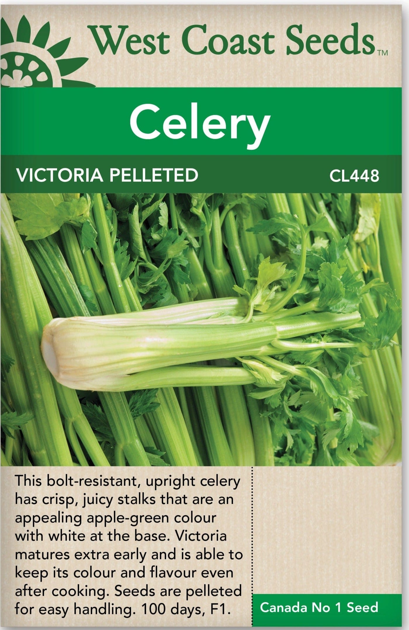 Celery Victoria Pelleted - West Coast Seeds