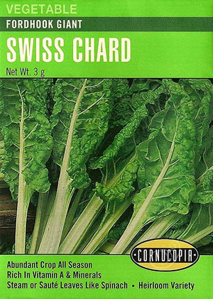 Chard Fordhook Giant - Cornucopia Seeds