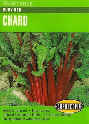 Chard Ruby Red - Cornucopia Seeds