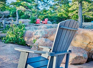 C01 CLASSIC ADIRONDACK Outside CR PLASTICS Outdoor Furniture