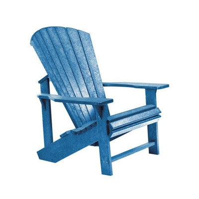 C01 CLASSIC ADIRONDACK Blue CR PLASTICS Outdoor Furniture