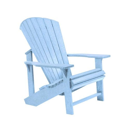 C01 CLASSIC ADIRONDACK Sky Blue CR PLASTICS Outdoor Furniture