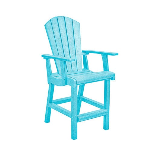 Classic Counter Arm Chair - C28C AQUA-11