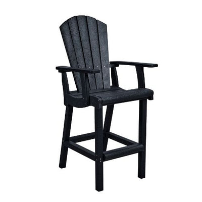 Classic Pub Arm Chair - C28 BLACK-14