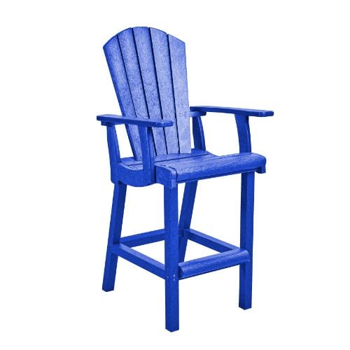 Classic Pub Arm Chair - C28 BLUE-03