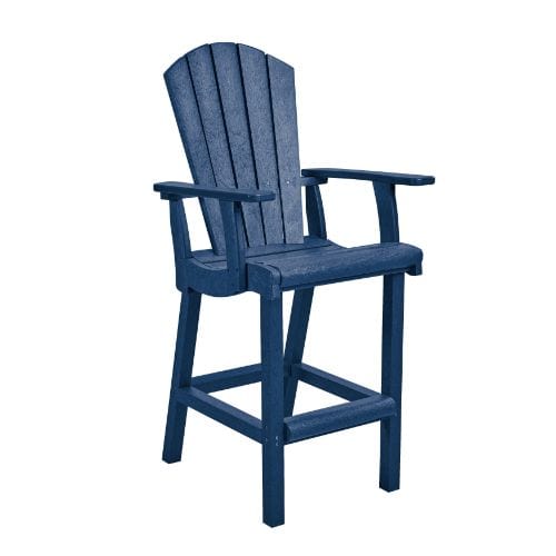 Classic Pub Arm Chair - C28 NAVY-20