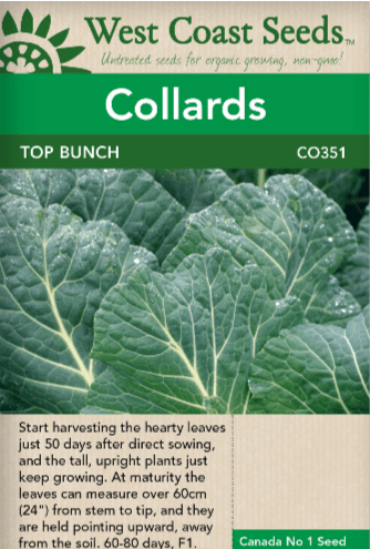 Collards Top Bunch - West Coast Seeds
