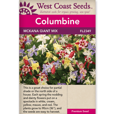 Columbine McKana Giant Mix - West Coast Seeds