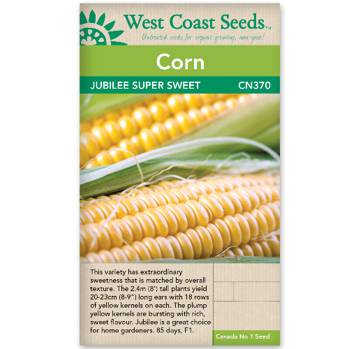 Corn Jubilee Super Sweet - West Coast Seeds