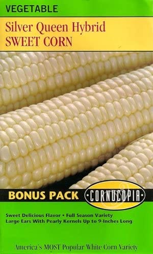 Corn Silver Queen BONUS PACK - Cornucopia Seeds