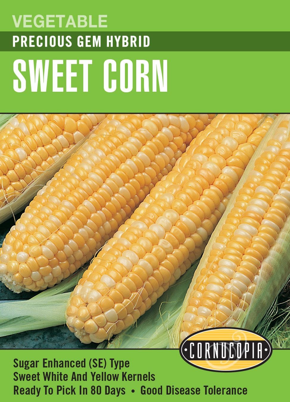 Corn Sweet Precious Gem Hybrid - Cornucopia Seeds