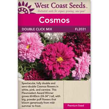 Cosmos Double Click Assorted - West Coast Seeds