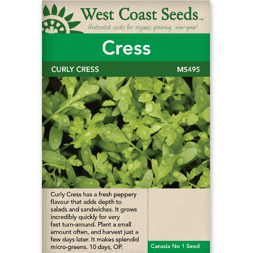 Curly Cress Peppergrass - West Coast Seeds