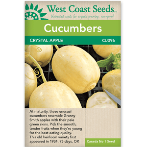 Cucumbers Crystal Apple - West Coast Seeds