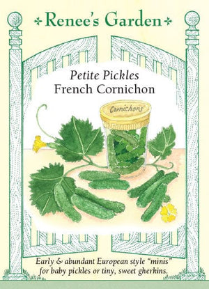 Cucumber French Cornichon - Renee's Garden