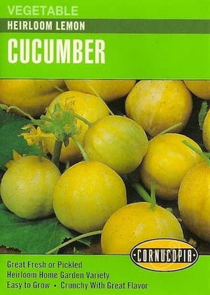 Cucumber Lemon - Cornucopia Seeds