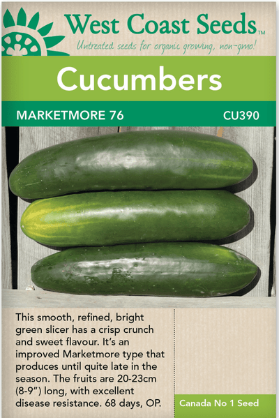 Cucumber Marketmore 76 - West Coast Seeds