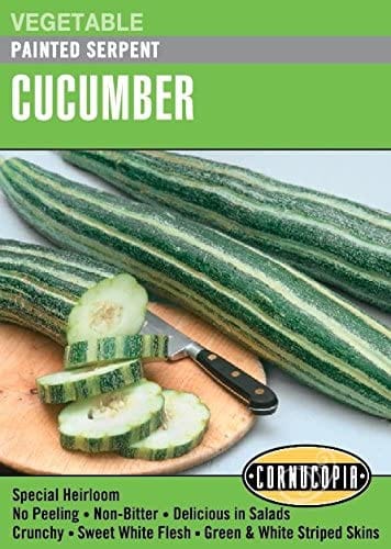 Cucumber Painted Serpent - Cornucopia Seeds