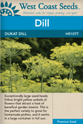 Dill Dukat - West Coast Seeds