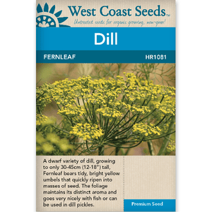 Dill Fernleaf - West Coast Seeds