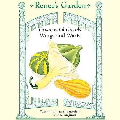 Gourds Wings and Warts - Renee's Garden Seeds
