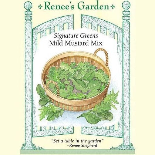 Greens Mild Mustard Mix - Renee's Garden Seeds