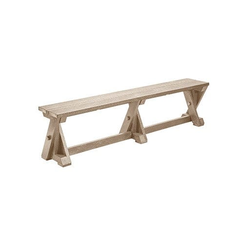 B201 DINING TABLE BENCH BEIGE CR PLASTICS OUTDOOR FURNITURE