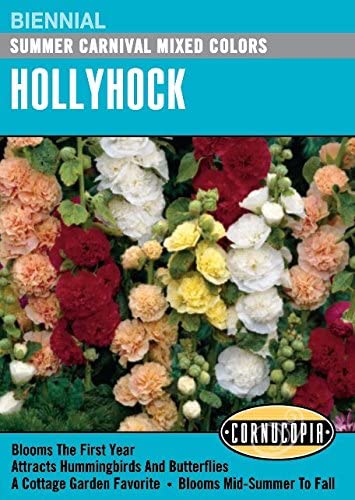 Hollyhock Summer Carnival Mix - Cornucopia Seeds