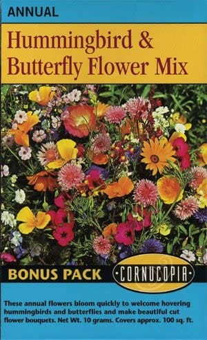 Hummingbird & Butterfly Mix BONUS PACK - Cornucopia Seeds